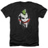 BATMAN ARKHAM CITY/SPRAYPAINT SMILE - ADULT HEATHER - BLACK