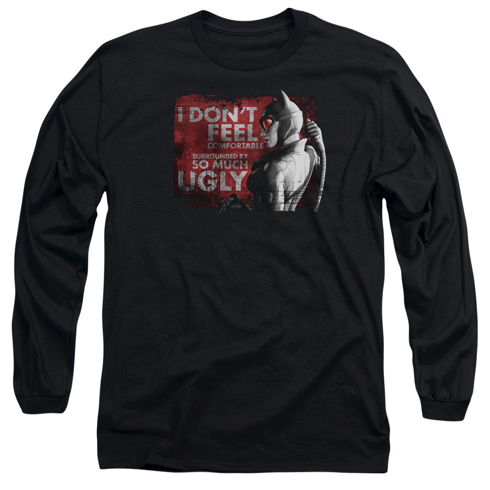 BATMAN ARKHAM CITY/SO MUCH UGLY - L/S ADULT 18/1 - BLACK