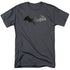 BATMAN ARKHAM CITY/BAT LOGO - S/S ADULT 18/1 - CHARCOAL