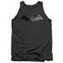 BATMAN ARKHAM CITY/BAT LOGO - ADULT TANK - CHARCOAL