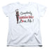 BATMAN ARKHAM CITY/SOMEBODY LOVES ME - S/S WOMENS TEE - WHITE