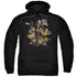 BATMAN ARKHAM CITY/ABOUT TO BEGIN - ADULT PULLOVER HOODIE - BLACK