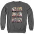 BATMAN ARKHAM CITY/ARKHAM LINEUP - ADULT CREWNECK SWEATSHIRT - CHARCOAL