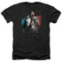 BATMAN ARKHAM CITY/TWO FACE - ADULT HEATHER - BLACK