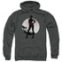 BATMAN ARKHAM CITY/CATWOMAN CONVICTED - ADULT PULLOVER HOODIE - CHARCOAL
