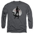 BATMAN ARKHAM CITY/CATWOMAN CONVICTED - L/S ADULT 18/1 - CHARCOAL