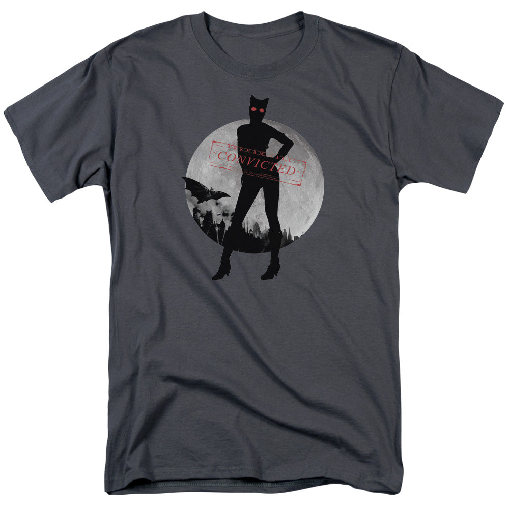 BATMAN ARKHAM CITY/CATWOMAN CONVICTED - S/S ADULT 18/1 - CHARCOAL