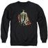 BATMAN ARKHAM CITY/RIDDLER CONVICTED - ADULT CREWNECK SWEATSHIRT - BLACK