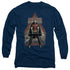 BATMAN ARKHAM CITY/ARKHAM ROBIN - L/S ADULT 18/1 - NAVY