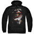 BATMAN/SMILE OF EVIL - ADULT PULLOVER HOODIE - BLACK