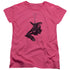 BATMAN/CATWOMAN ROPE - S/S WOMENS TEE - HOT PINK