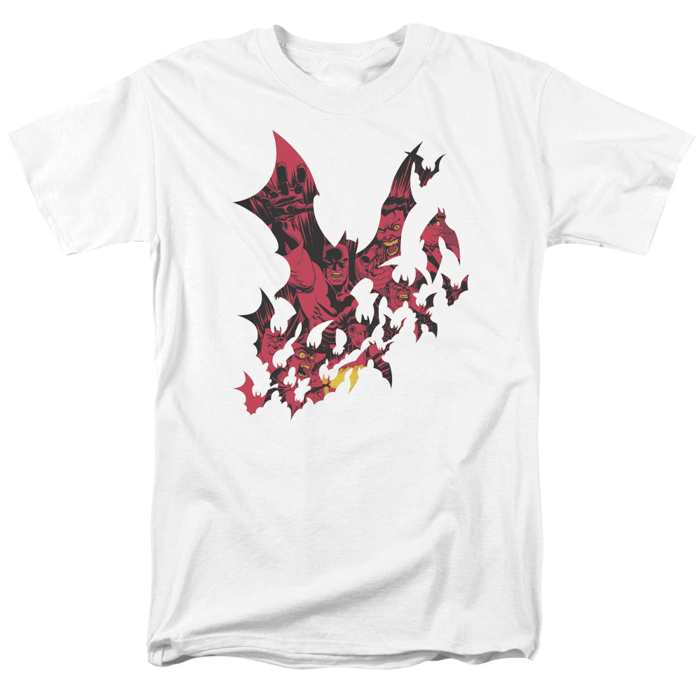 BATMAN/BROKEN CITY - S/S ADULT 18/1 - WHITE