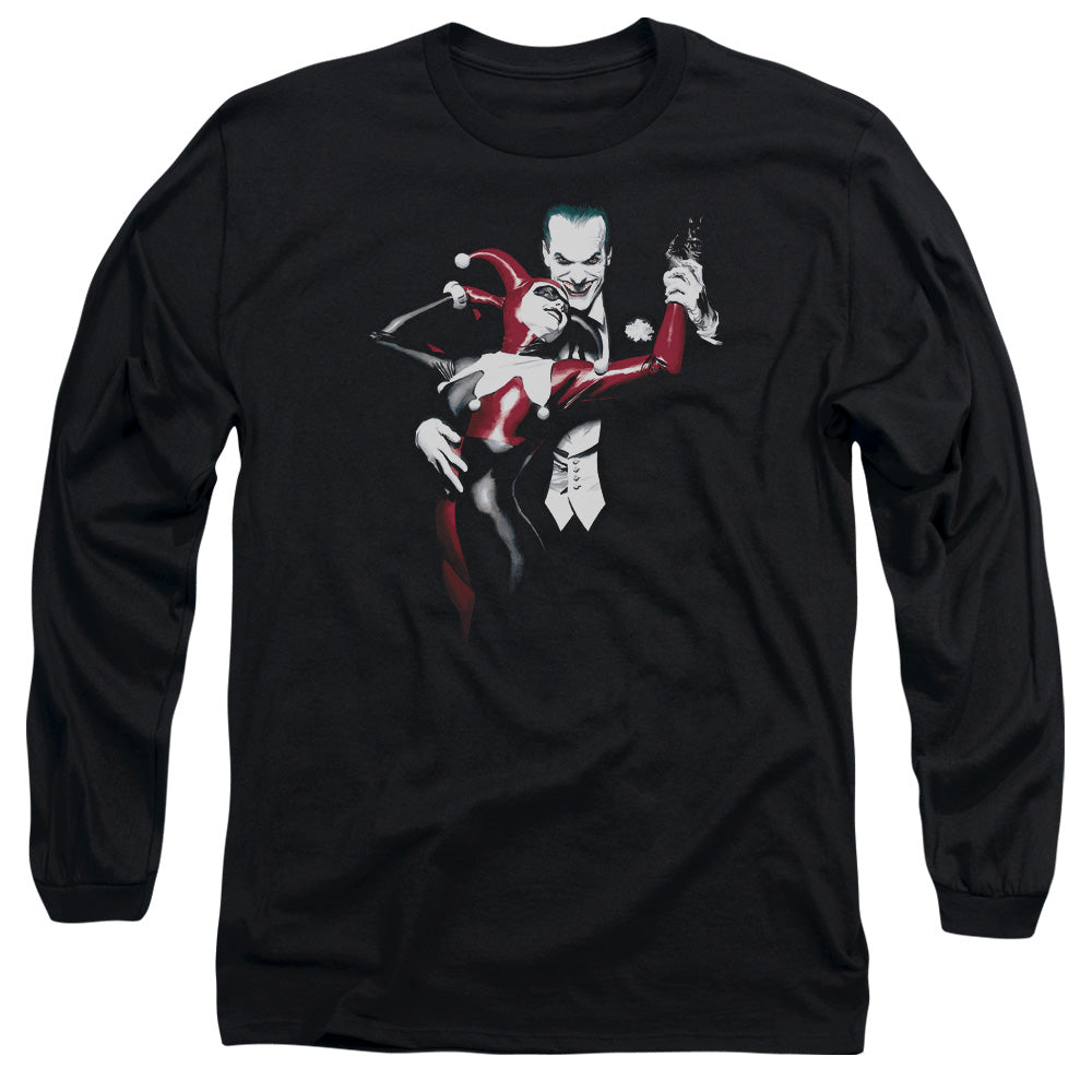 BATMAN/HARLEY AND JOKER - L/S ADULT 18/1 - BLACK