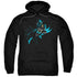 BATMAN/NEON BATMAN - ADULT PULLOVER HOODIE - BLACK