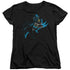 BATMAN/NEON BATMAN - S/S WOMENS TEE - BLACK