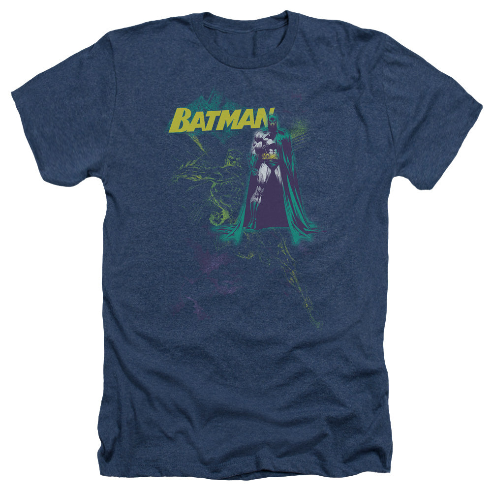 BATMAN/BAT SPRAY - ADULT HEATHER - NAVY