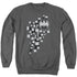 BATMAN/GOTHAM 3D - ADULT CREWNECK SWEATSHIRT - CHARCOAL