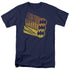 BATMAN/BAT SIGNAL SHAPES - S/S ADULT 18/1 - NAVY