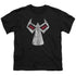 BATMAN/BANE MASK - S/S YOUTH 18/1 - BLACK