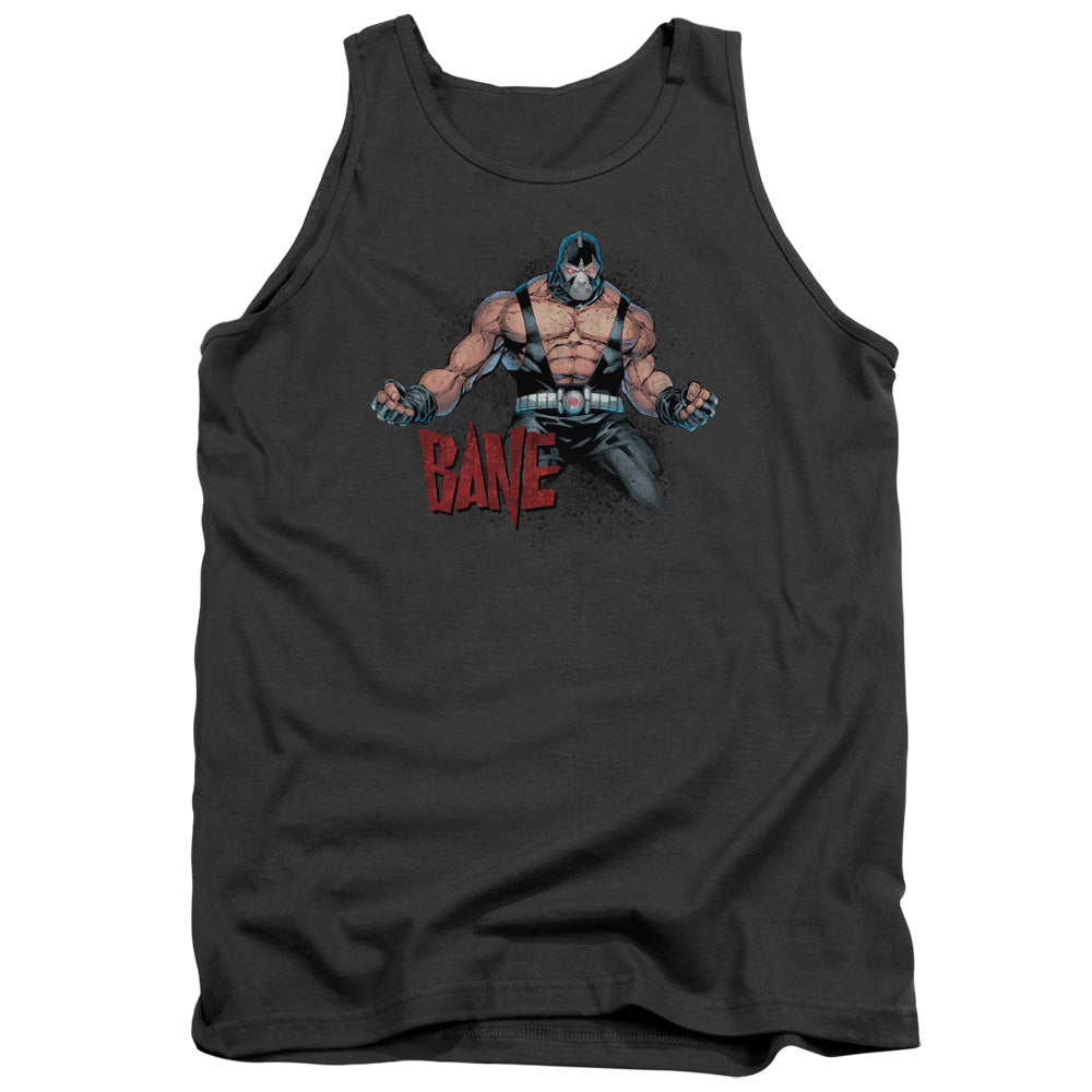 BATMAN/BANE FLEX - ADULT TANK - CHARCOAL