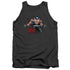 BATMAN/BANE FLEX - ADULT TANK - CHARCOAL