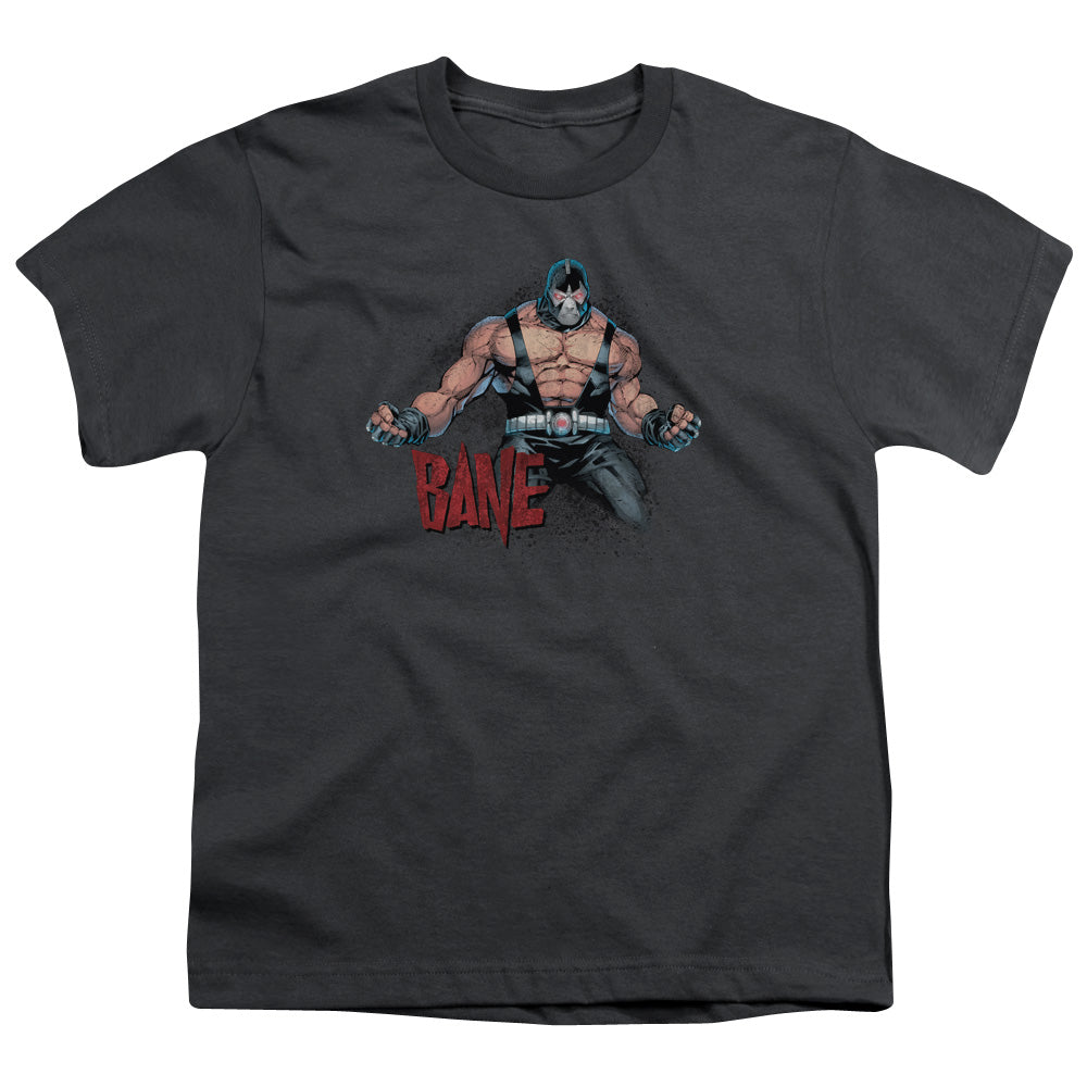 BATMAN/BANE FLEX - S/S YOUTH 18/1 - CHARCOAL