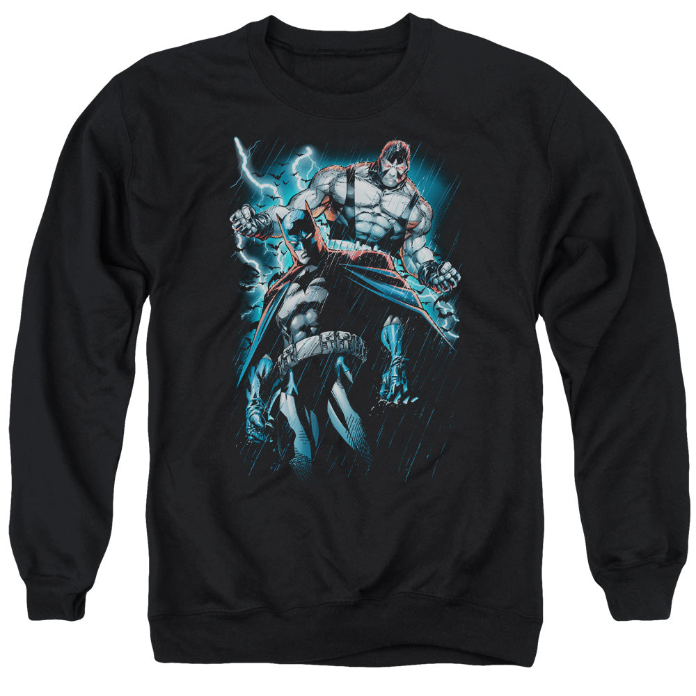 BATMAN/EVIL RISING - ADULT CREWNECK SWEATSHIRT - BLACK