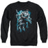 BATMAN/EVIL RISING - ADULT CREWNECK SWEATSHIRT - BLACK