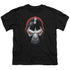 BATMAN/BANE HEAD - S/S YOUTH 18/1 - BLACK