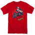 BATMAN/BANE ATTACK! - S/S ADULT 18/1 - RED
