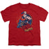 BATMAN/BANE ATTACK! - S/S YOUTH 18/1 - RED