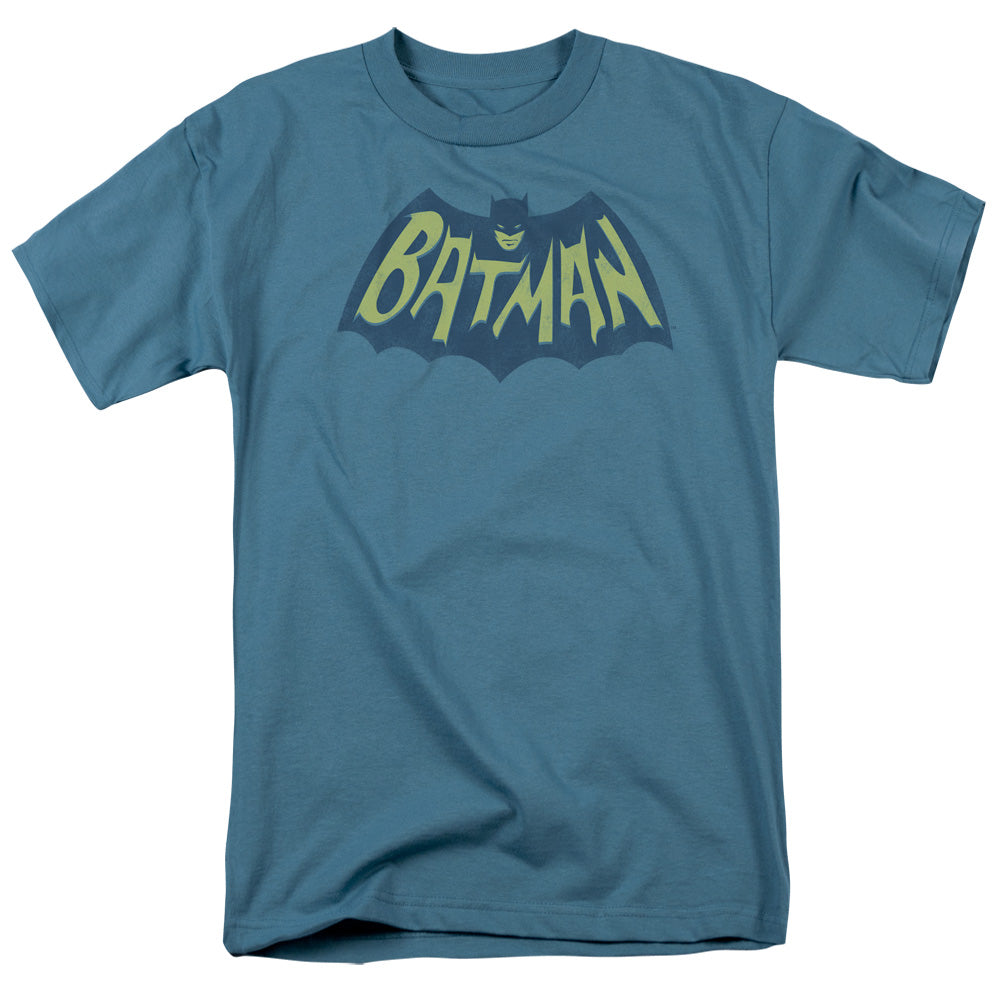 BATMAN/SHOW BAT LOGO - S/S ADULT 18/1 - SLATE