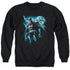 BATMAN/STORMY KNIGHT - ADULT CREWNECK SWEATSHIRT - BLACK