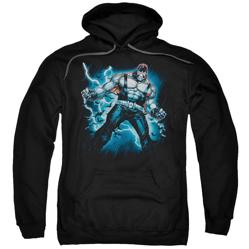 BATMAN/STORMY BANE - ADULT PULLOVER HOODIE - BLACK