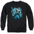 BATMAN/STORMY BANE - ADULT CREWNECK SWEATSHIRT - BLACK