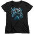 BATMAN/STORMY BANE - S/S WOMENS TEE - BLACK