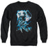 BATMAN/MOONLIGHT CAT - ADULT CREWNECK SWEATSHIRT - BLACK