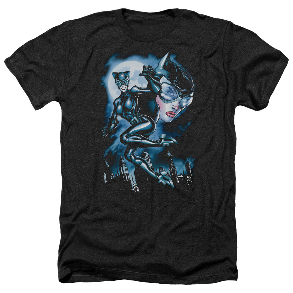 BATMAN/MOONLIGHT CAT - ADULT HEATHER - BLACK