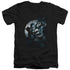 BATMAN/BATMAN SPOTLIGHT - S/S ADULT V-NECK 30/1 - BLACK