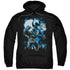 BATMAN/MOONLIGHT BAT - ADULT PULLOVER HOODIE - BLACK