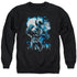 BATMAN/MOONLIGHT BAT - ADULT CREWNECK SWEATSHIRT - BLACK
