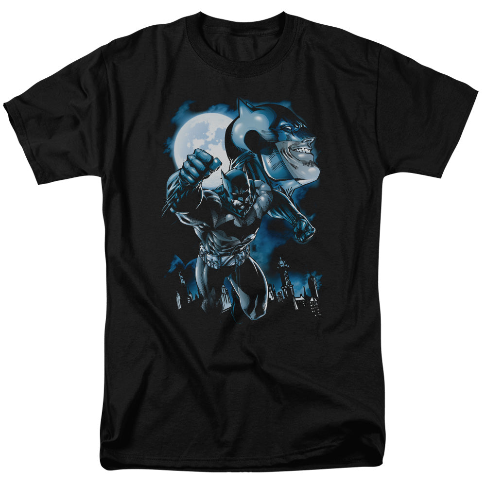 BATMAN/MOONLIGHT BAT - S/S ADULT 18/1 - BLACK