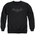 BATMAN/HUSH LOGO - ADULT CREWNECK SWEATSHIRT - BLACK