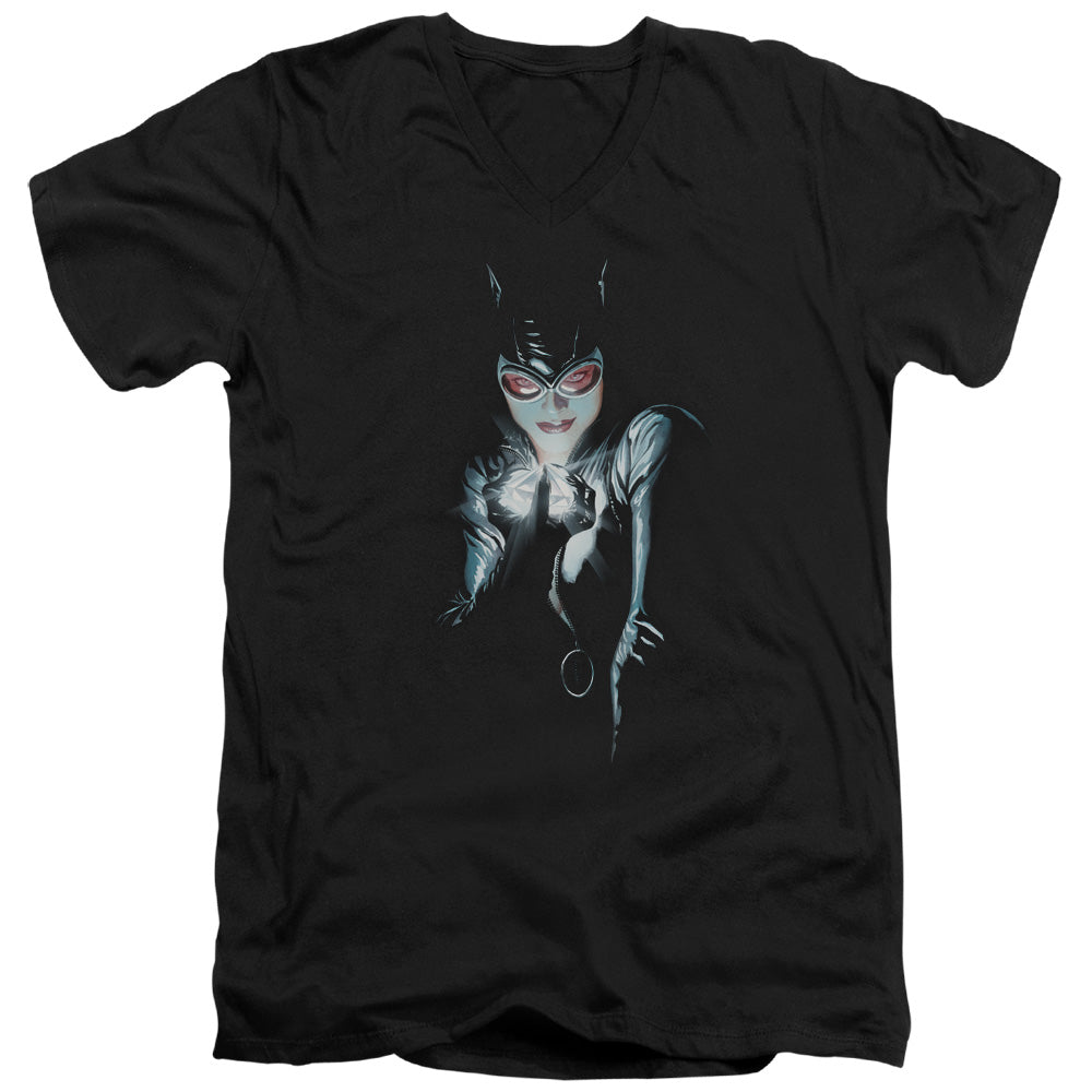 BATMAN/BATMAN #685 COVER - S/S ADULT V-NECK 30/1 - BLACK