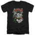 BATMAN/JOKERS WILD - S/S ADULT V-NECK 30/1 - BLACK