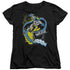 BATMAN/BAT EFFECTS - S/S WOMENS TEE - BLACK