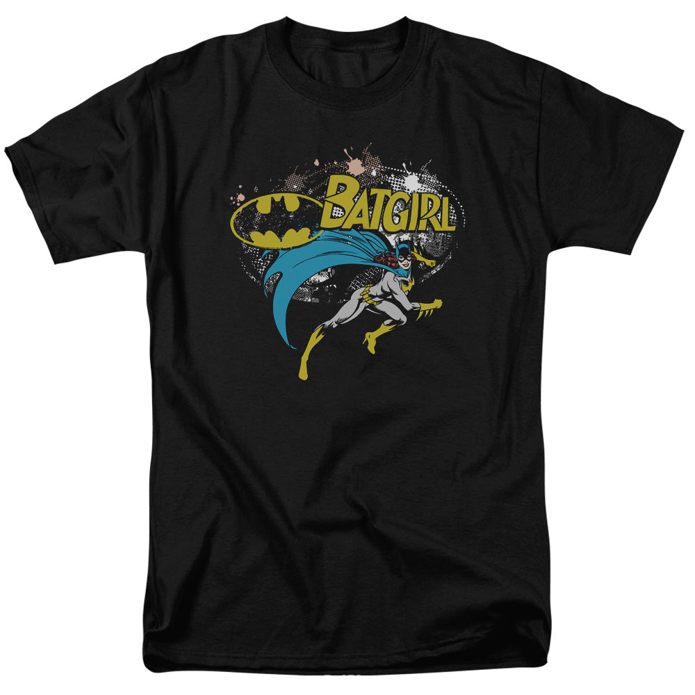 BATMAN/BATGIRL HALFTONE - S/S ADULT 18/1 - BLACK