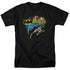 BATMAN/BATGIRL HALFTONE - S/S ADULT 18/1 - BLACK