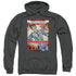 BATMAN/CLOWN PRINCE - ADULT PULLOVER HOODIE - CHARCOAL