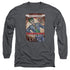 BATMAN/CLOWN PRINCE - L/S ADULT 18/1 - CHARCOAL
